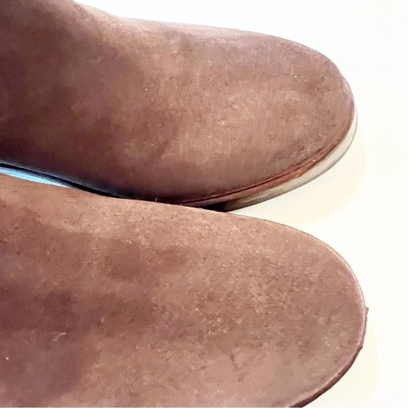 Clarks Clarkdale Brown Suede Wedge Boots Women’s Size 7.5 Fall Vibes Autumn Boot - Picture 6 of 12